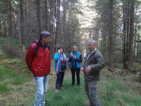 Waldlehrgang in den Wäldern von Liebenau